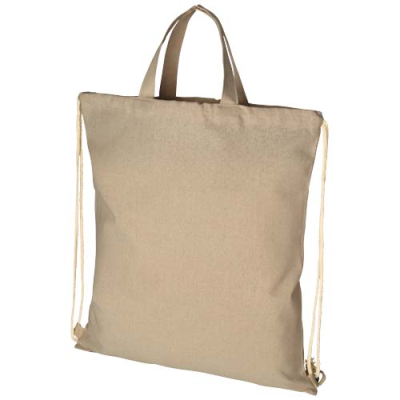 PHEEBS 210 G & M² RECYCLED DRAWSTRING BAG 6L in Natural