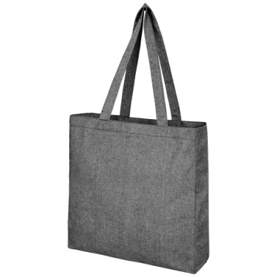 PHEEBS 210 G & M² RECYCLED GUSSET TOTE BAG 13L in Heather Black