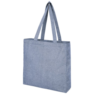 PHEEBS 210 G & M² RECYCLED GUSSET TOTE BAG 13L in Heather Blue