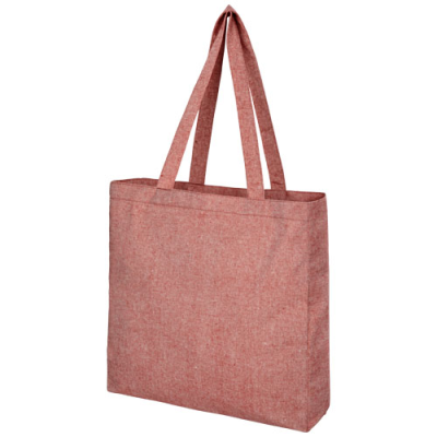 PHEEBS 210 G & M² RECYCLED GUSSET TOTE BAG 13L in Heather Red