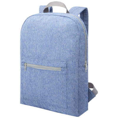 PHEEBS 450 G & M² RECYCLED COTTON AND POLYESTER BACKPACK RUCKSACK 10L in Heather Navy