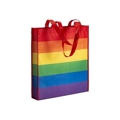 PRIDE RAINBOW SHOPPER TOTE BAG