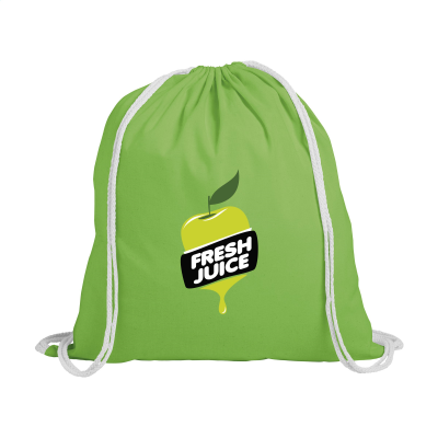 PROMOCOLOUR (120 G & M²) BACKPACK RUCKSACK in Lime