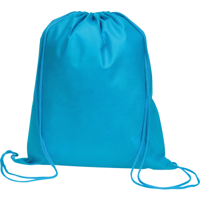 RAINHAM DRAWSTRING BACKPACK RUCKSACK BAG in Blue Bright