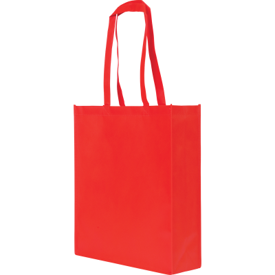 RAINHAM NON WOVEN SHOPPER TOTE in Red