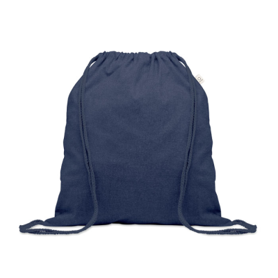 RECYCLED 140 GR & M² COTTON BAG in Blue