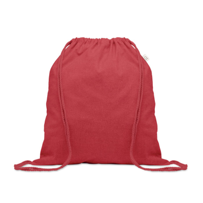 RECYCLED 140 GR & M² COTTON BAG in Red