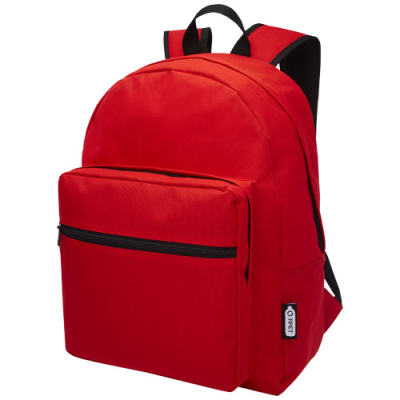 RETREND GRS RPET BACKPACK RUCKSACK 16L in Red