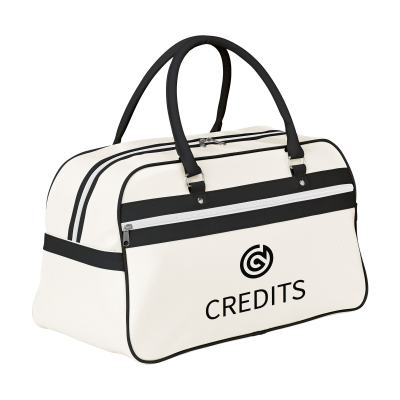 RETROSPORT SPORTS BAG in White & Black