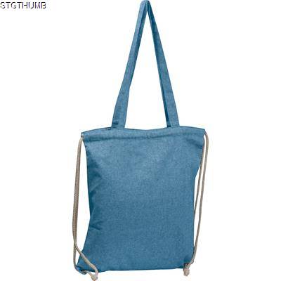 REXYCLED COTTON BAG in Blue