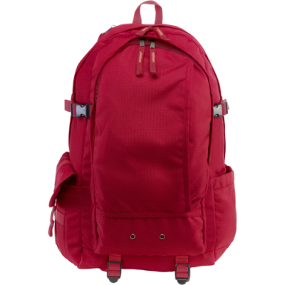 RIPSTOP BACKPACK RUCKSACK in Red