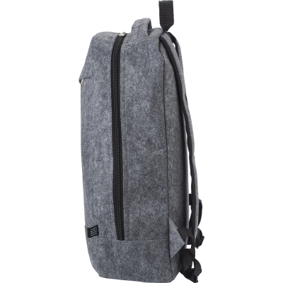 RPET FELT BACKPACK RUCKSACK in Grey