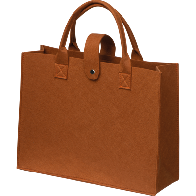 RPET FELT BAG in Brown