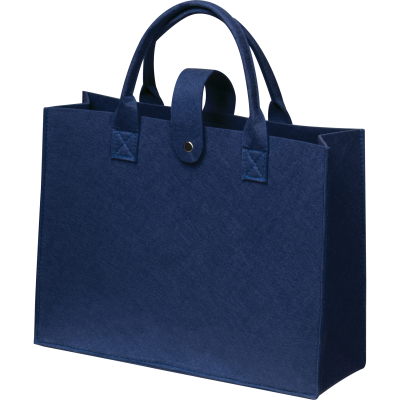 RPET FELT BAG in Darkblue