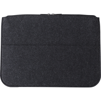 RPET FELT LAPTOP POUCH in Dark Grey