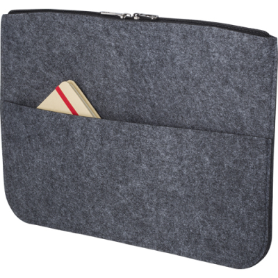 RPET FELT LAPTOP POUCH in Grey