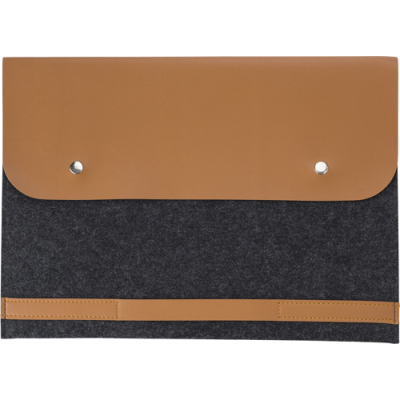 RPET FELT LAPTOP POUCH in Grey