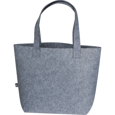 RPET FELT SHOPPER in Silvergrey