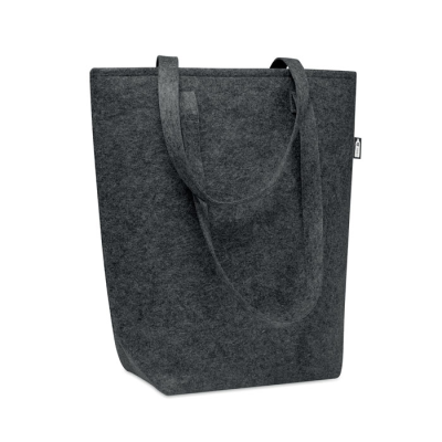 RPET FELT SHOPPER TOTE BAG in Grey