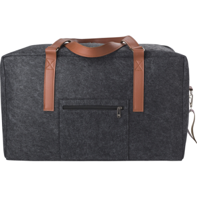 RPET FELT TRAVEL BAG in Grey