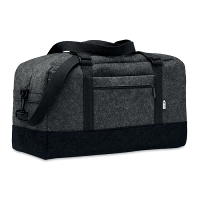 RPET FELT WEEKEND BAG in Grey