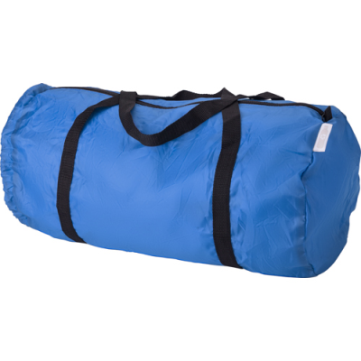 RPET FOLDING BARREL BAG in Cobalt Blue