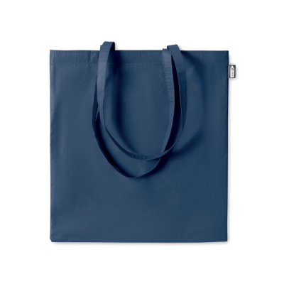 RPET NON WOVEN SHOPPER TOTE BAG in Blue