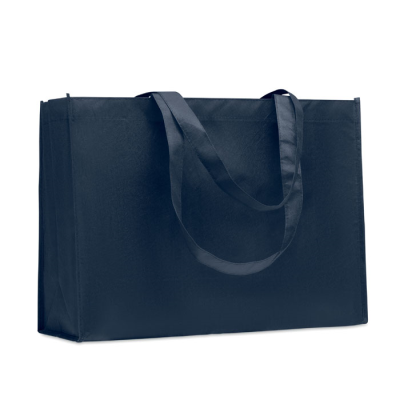 RPET NON-WOVEN SHOPPER TOTE BAG in Blue