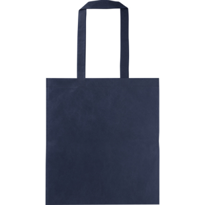 RPET NONWOVEN SHOPPER in Blue