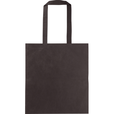 RPET NONWOVEN SHOPPER in Brown