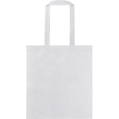 RPET NONWOVEN SHOPPER in White