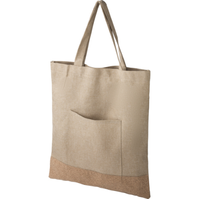 RPET SHOPPER TOTE BAG in Khaki