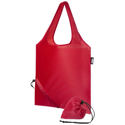 SABIA RPET FOLDING TOTE BAG 7L in Red