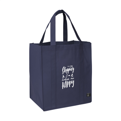 SHOP XL GRS RPET (80 G & M²) SHOPPER TOTE BAG in Navy