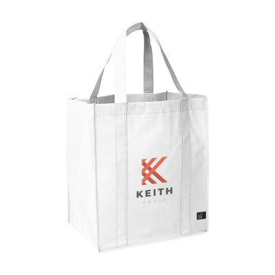 Shop XL GRS RPET shopping bag in white