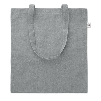 SHOPPER TOTE BAG 2 TONE 140 GR in Grey