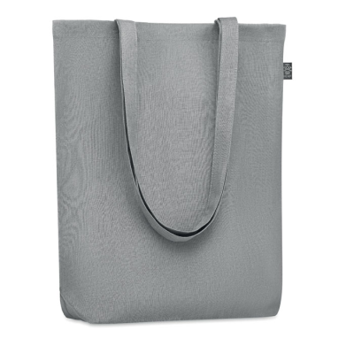 SHOPPER TOTE BAG in Hemp 200 Gr & M² in Grey