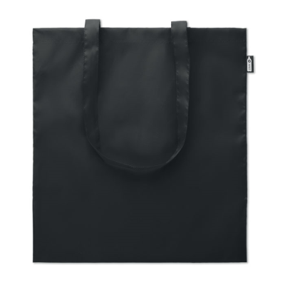 SHOPPER TOTE BAG in RPET in Black