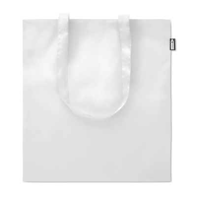 SHOPPER TOTE BAG in RPET in White