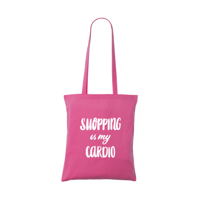 SHOPPY COLOUR BAG (135 G_&_M²) COTTON BAG in Pink