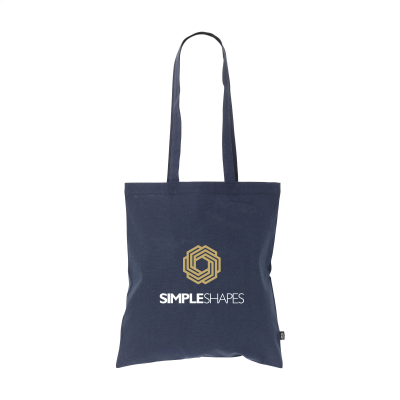 SHOPPY COLOUR BAG GRS RECYCLED COTTON (150 G & M²) in Navy