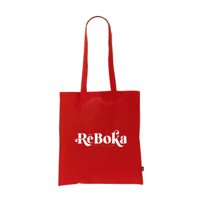 SHOPPY COLOUR BAG GRS RECYCLED COTTON (150 G & M²) in Red