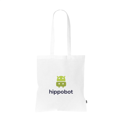 SHOPPY COLOUR BAG GRS RECYCLED COTTON (150 G & M²) in White