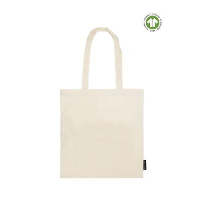 SILI 5OZ ORGANIC COTTON ECO SHOPPER with Long Handles