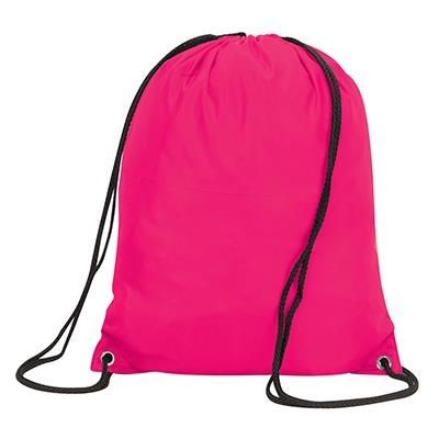 STAFFORD DRAWSTRING TOTE BACKPACK RUCKSACK in Hot Pink