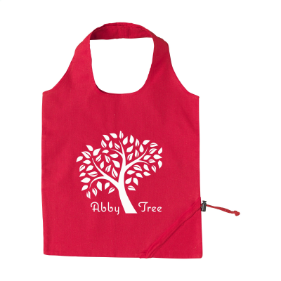 STRAWBERRY COTTON (135 G & M²) FOLDING BAG in Red