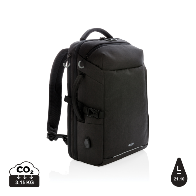 SWISS PEAK AWARE™ XXL WEEKEND TRAVEL BACKPACK RUCKSACK in Black