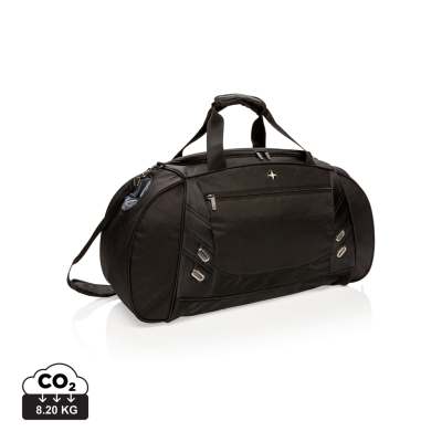 SWISS PEAK WEEKEND & SPORTS BAG PVC FREE in Black