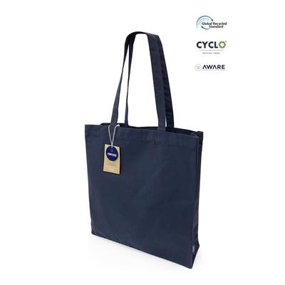 TAA NAVY ECO SHOPPER 10OZ TOTE BAG