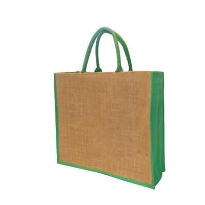 TATTON DYED JUTE SUSTAINABLE BAG - MEDIUM